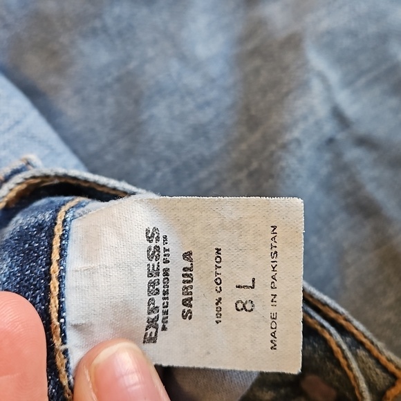 Express Boot Cut Jeans Size 8 L - Picture 5 of 8